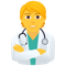 Health Worker emoji on Emojione